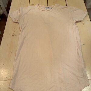 Topman Creamy Pink Short Sleeve T-Shirt